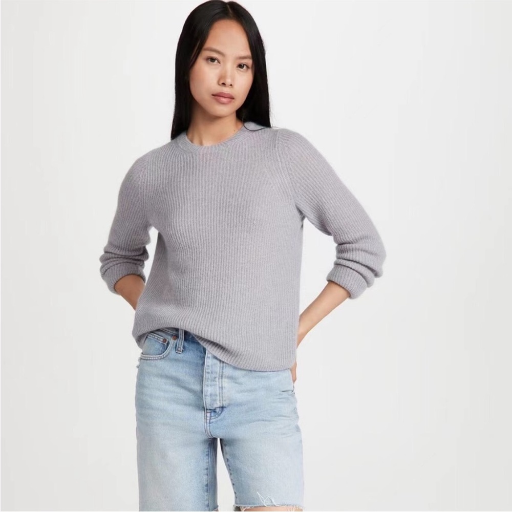 Vince Featherweight Ribbed Crew Sweater XXS